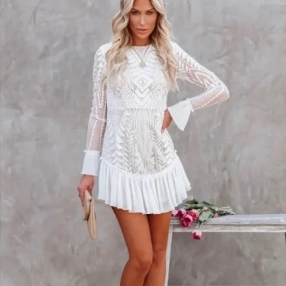 chinese dress ladies Savanna Corset Bodice Mini Dress Ivory